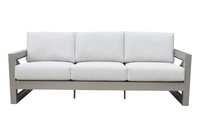 Mondawe Outdoor Sofa with Gray Cushions and Aluminum Frame | MA-GCABQ-72723