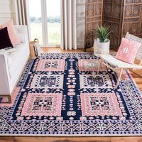 Safavieh Bellagio 609 Black/Navy Traditional 6ft x 9ft Medium Rectangle Rug | BLG609Z-6