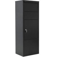 Tatayosi Large Package Delivery Parcel Mail Drop Box for Black x x Lockable Storage Compartment Heavy Duty Weatherproof for Express Mail Delivery for