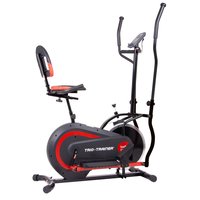 Body Flex Sports Body Power Fly wheel Resistance Cross-trainer Elliptical in Black | BRT5118