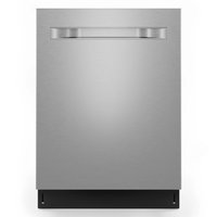 Midea 24-in Top Control Built-in Dishwasher ( Stainless Steel ) With Third Rack, 45-Decibel | MDT24P5AST