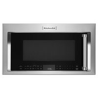 KitchenAid 1.9-cu ft Over-the-Range Convection Microwave with Sensor Cooking ( Stainless Steel ) | KMHC319ESS