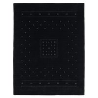 Solo Rugs Gabbeh 8 x 10 (ft) Loomed Wool Black Rectangular Indoor Tribal Professionally Clean Only Area rug | S9417-08001000-BLAC
