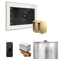Mr Steam XButler White - Polished Brass Steam Generator Control Kit | BXXWHPB