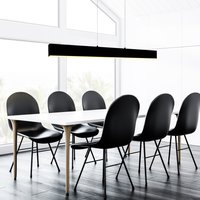 CWI Lighting Krista Satin Black Modern/contemporary Integrated LED For Use in Bathrooms, Bedrooms, Dining Rooms, Foyers, Kitchens, Living Rooms