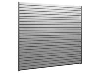 NewAge Products Garage 40 SqFt Slatwall 71.77-in Silver PVC Multipurpose Wall panel | 51777