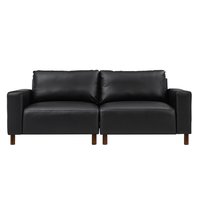 SINOFURN Couches, Sofas & Loveseats Polyester one_size in Black | SYA3100057BG