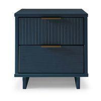 Blisstyle Nightstand in Midnight Blue Modern Farmhouse Bedroom Nightstands End Tables Living Room one_size | NS800