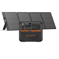 BLUETTI Premium Series Solar Generator Kit 2304Wh 2400 -Watts Portable Power Station 1 Solar Panels Included in Black | AC200PL+PV200-LWSUS