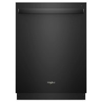 Whirlpool 24-in Top Control Built-in Dishwasher ( Black ) ENERGY STAR, 51-Decibel Standard Sound Level | WDT730PAHB