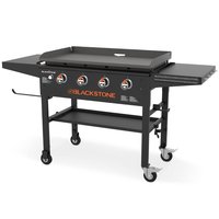 Blackstone Omnivore 36 Inch 4 Burner Outdoor Propane Gas Grill with Side Shelves | 405912
