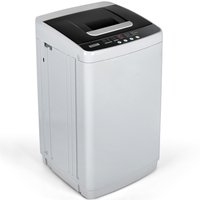 SIMZLIFE High Efficiency Portable Agitator Small Top-Load Washer ( White ) Stainless Steel | WS-01-E-LWS