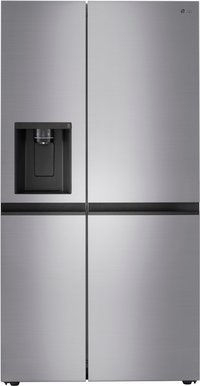LG 27.2-cu ft Standard-Depth 36-in Wide Side-by-Side Refrigerator with Ice Maker ,Water and Ice Dispenser ( Stainless Steel Look ) | LRSXS2706V