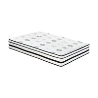LOVMOR 12-inch Full Mattress Highly Breathable Quilted Cover Hybrid Mattress White Plush Foam Mattress in a Box Luxury Comfort Mattress