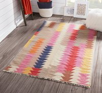 Momeni Caravan 7 x 9 (ft) Wool Multi Rectangular Indoor Abstract Area rug | CARAVCAR-3MTI7696