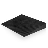 Phyfalip 4 Inch Rise Lightweight EVA Threshold Ramp for Wheelchairs Walkers Scooters 36 Inch Length by 24 Inch Width Non Slip Surface for
