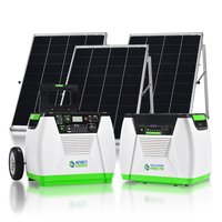 NATURE'S GENERATOR 1800 -Watts Portable Power Station 3 Solar Panels Included | GXNGPT