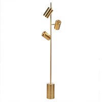 Gracie Mills Caiden Metal Base 3-Light Contemporary Floor Lamp | GRACE-1500-451HU
