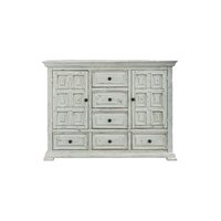 Picket House Furnishings Ruma White 6 -Drawer Standard dresser | MBLV700DR