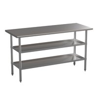 Flash Furniture Stainless Steel Contemporary/Modern Metal Dining Table, with Silver Finish and Metal 24.0-in L x 34.5-in H in Gray | 840196339078