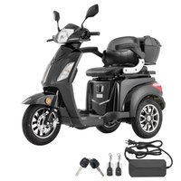 VEVOR Heavy Duty 3-Wheel Mobility Scooters for Seniors and Adults 500lbs Capacity 21.5 Miles 3-Speed Long Range 1000W All Terrain Electric