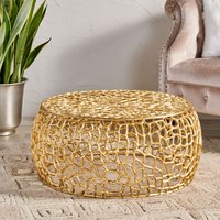 Christopher Knight Home Mesh Coffee Table with Gold color | 310321