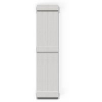 Ekena Millwork 21.5-in W x 74-in H Primed Paintable/Stainable Board and batten End batten Exterior Shutters ( 2 -Pack ) in White | FBJ06B21X074RUF