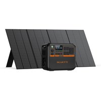BLUETTI Premium Series Solar Generator Kit 2304Wh 2400 -Watts Portable Power Station 1 Solar Panels Included in Black | AC200PL+PV350-LWSUS