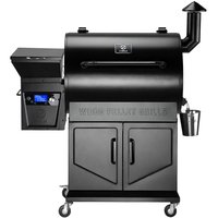 Z GRILLS 504-Sq. in Black Pellet Grill | ZPG-700D7