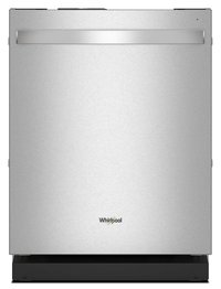 Whirlpool 24-in Top Control Built-in Dishwasher ( Fingerprint Resistant Stainless Steel ) With Third Rack, Sensor Wash Cycle, Sani Rinse , 44-Decibel