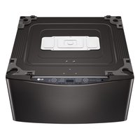LG Sidekick 1-cu ft 27-in Black Steel Pedestal Washer Stainless Steel | WD100CB