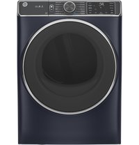 GE Large Stackable Steam Cycle Vented Electric Dryer ( Sapphire Blue ) Stainless Steel | GFD85ESPNRS