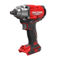 CRAFTSMAN V20 RP 20-volt Max Variable Speed Brushless 1/2-in Drive Cordless Impact Wrench (Battery Not Included and Charger Not Included) in Red