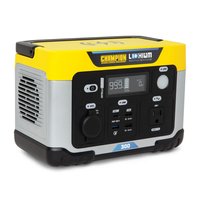 Champion Power Equipment 285-Wh Lithium-Ion Solar Generator Backup Battery 300 -Watts Portable Power Station in Yellow | 201188