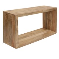 Benzara Wood Brown Mango 15-in W x 30-in H Console table | UPT-228692