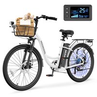 Esazn 24-in Adult unisex E-bike in White | SOLDC-CSLL-24WT