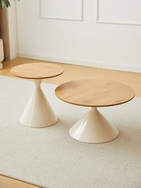 LOVMOR ROUND COFFEE TABLE WHITE | SF-L-W347S00001