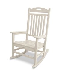 Trex Outdoor Furniture Yacht Club Sand Castle HDPE Frame Rocking Chair with Slat Seat | TXR100SC