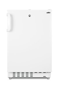Summit Appliance 2.68-cu ft Built-In Mini Fridge with Freezer ( White ) | ALRF48