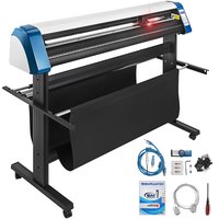 VEVOR 53-Inch Vinyl Cutter Semi-Automatic 53" Vinyl Cutter Machine Aluminum Craft cutting machine one_size in Black | KZJXK1350BZD00001V1