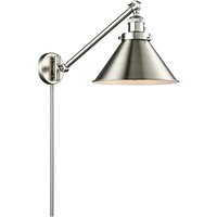 Innovations Lighting 237-SN-M10-SN Briarcliff Swing Arm or Wall Lamp Satin Nickel | 1384130