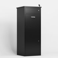LOVMOR Outside with Lock Heavy-Duty Steel Package Drop Box with Anti-Theft Design Weather-Resistant Package Mailbox for Porch Ideal for Home or Office