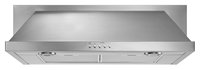 Whirlpool 30 inch Convertible 400.0-CFM Recirculating Stainless Steel Under Cabinet Range Hood with Charcoal Filter | UXT5530AAS