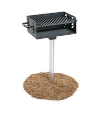 UltraPlay Charcoal Grill 280-Sq. in Commercial Charcoal Grill in Black | 620-3