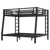 SINOFURN Black Full over futon Bunk Bed | SYD330015BK