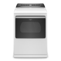 Whirlpool Smart Capable 7.4-cu ft Vented Gas Dryer with Steam Cycle ( White ) | WGD8127LW