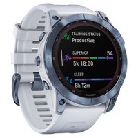 Garmin fenix 7X Smart Watch with Step Counter, Heart Rate Monitor and GPS Enabled in Blue | GRM0254114