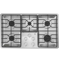 GE 36-in 5 burners Stainless steel Gas Cooktop | JGP3036SLSS