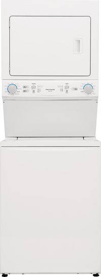 Frigidaire Stacked Laundry Center with 3.9-cu ft Top load Washer and Electric 5.5-cu ft Dryer | FLCE7523AW