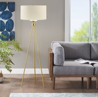 ZAKLOOP Lamps 66.5-in Gold Shaded floor lamp Floor Lamp with Metal Shade | MD03595716